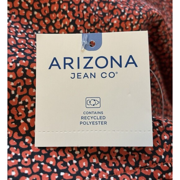 4 For $20 Arizona Jean Co Women’s Size Large Red Cheetah Print Mini Slip Dress - Picture 5 of 8